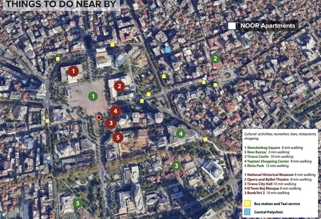 Noor Apartments Tirana Eksteriør billede